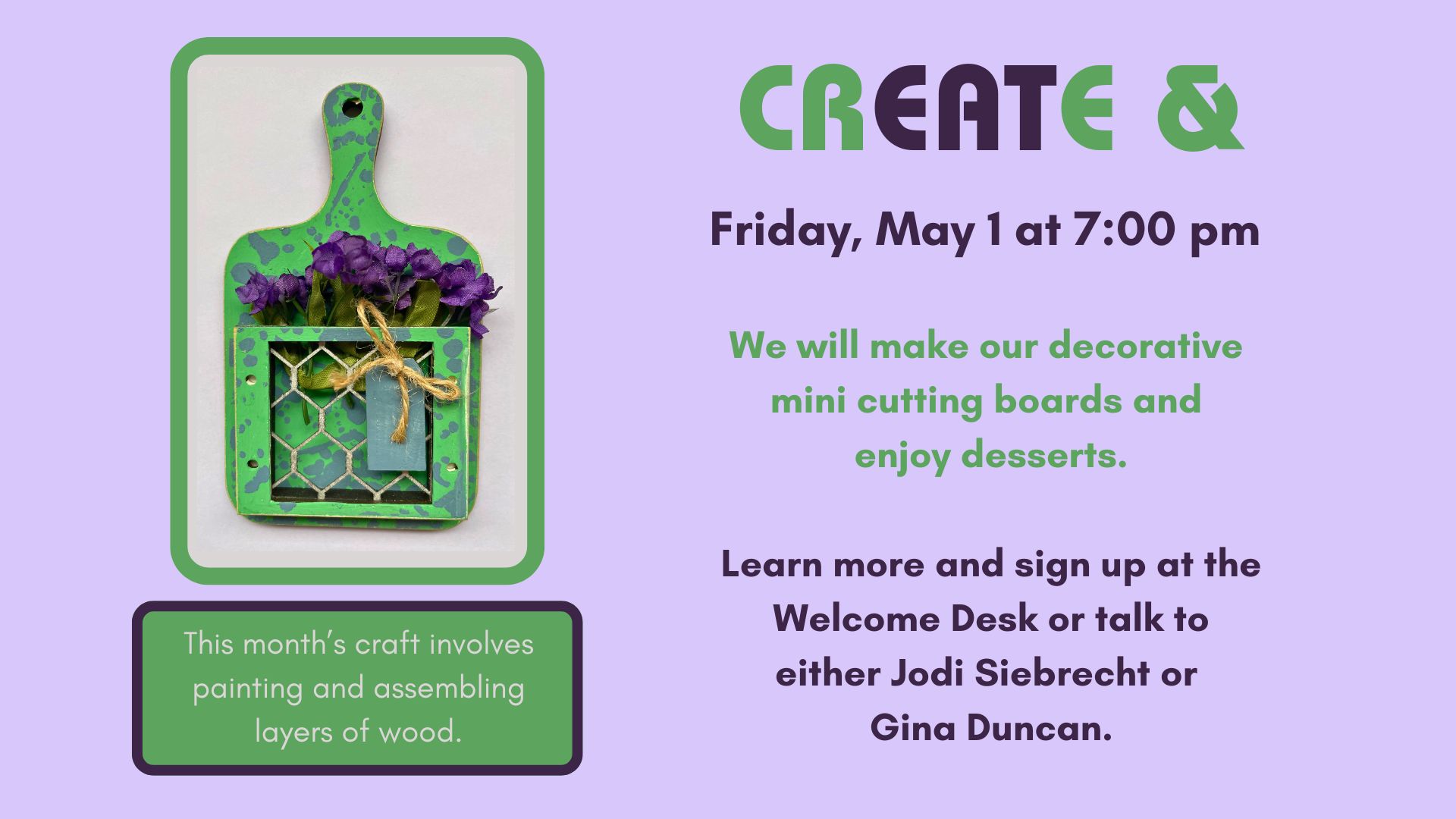 Create and Eat May 2026 (Presentation)
